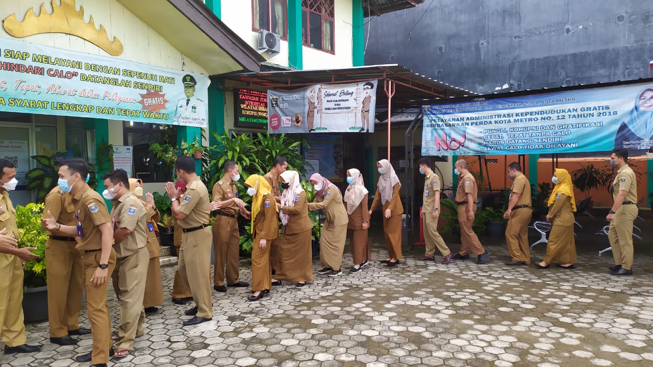 Halal Bihalal Dinas Dukcapil Kota Metro