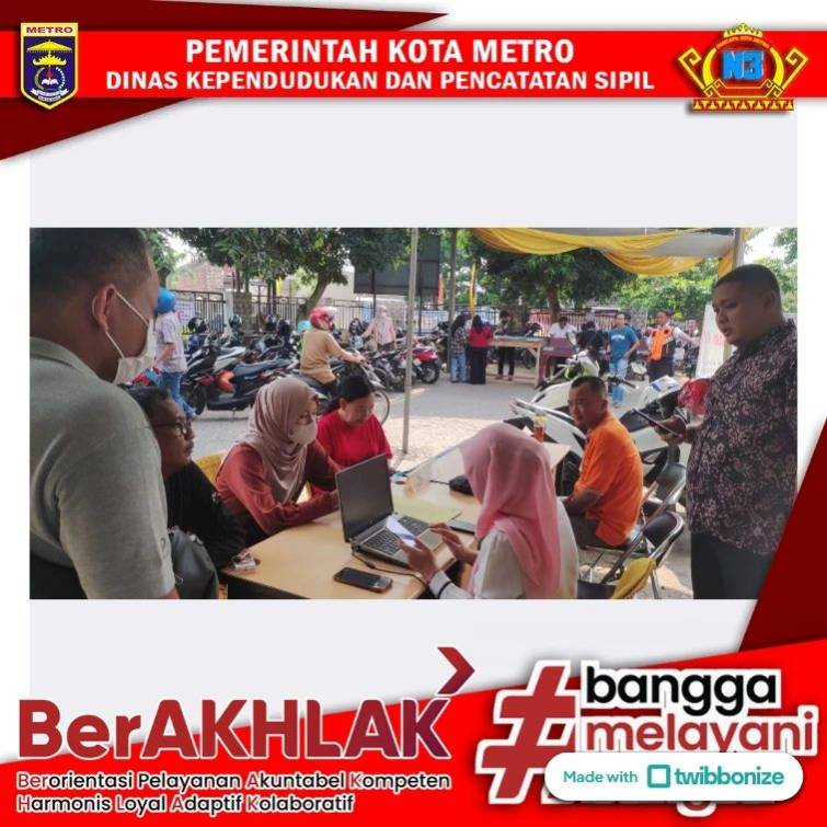 Jemput Bola Pelayanan IKD di SAMSAT KOTA METRO