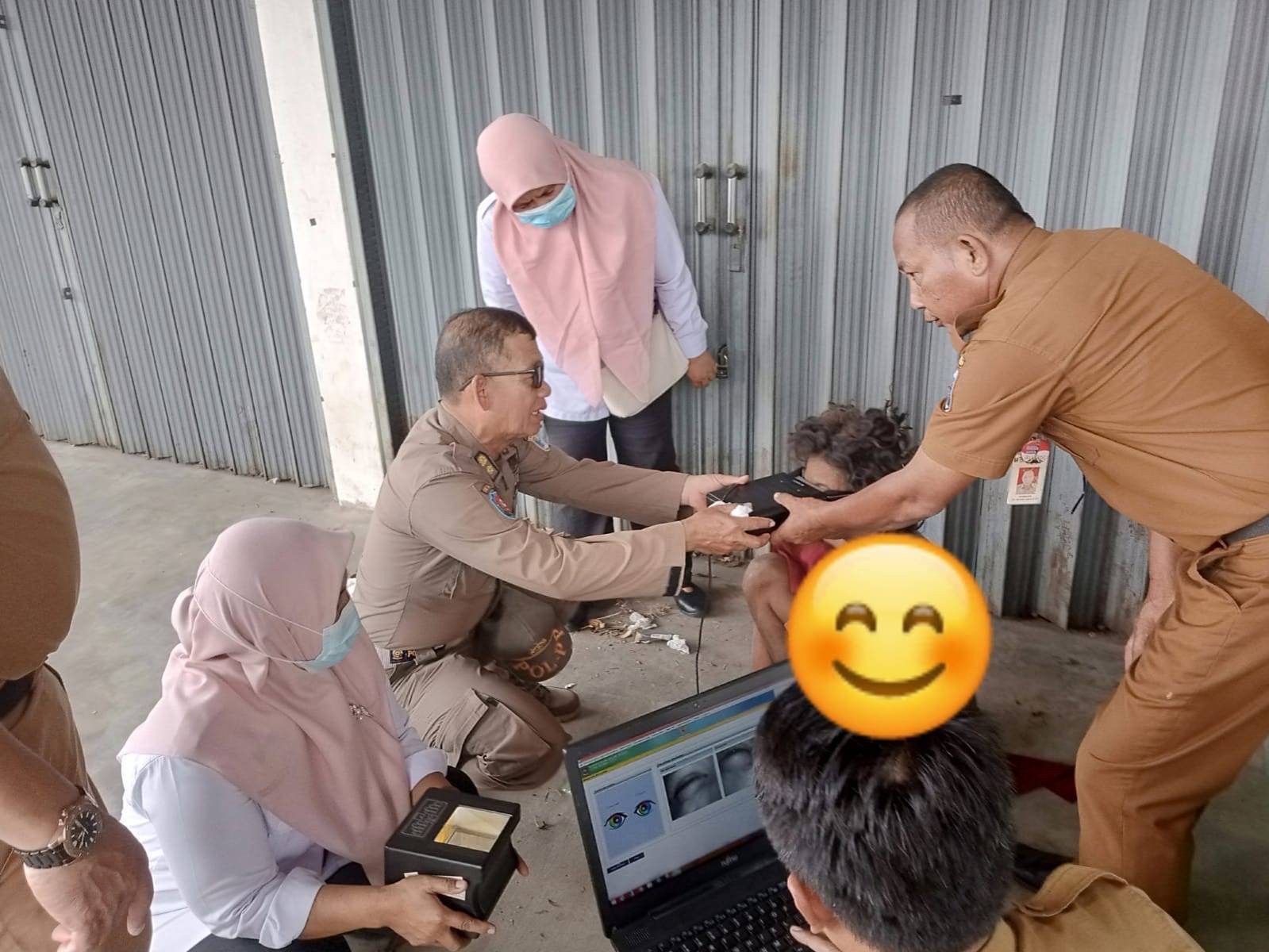 Wujudkan Pelayanan Inklusif, Tiga Instansi Pemkot Metro Sinergi Lakukan Perekaman Biometrik ODGJ di Ganjar Agung
