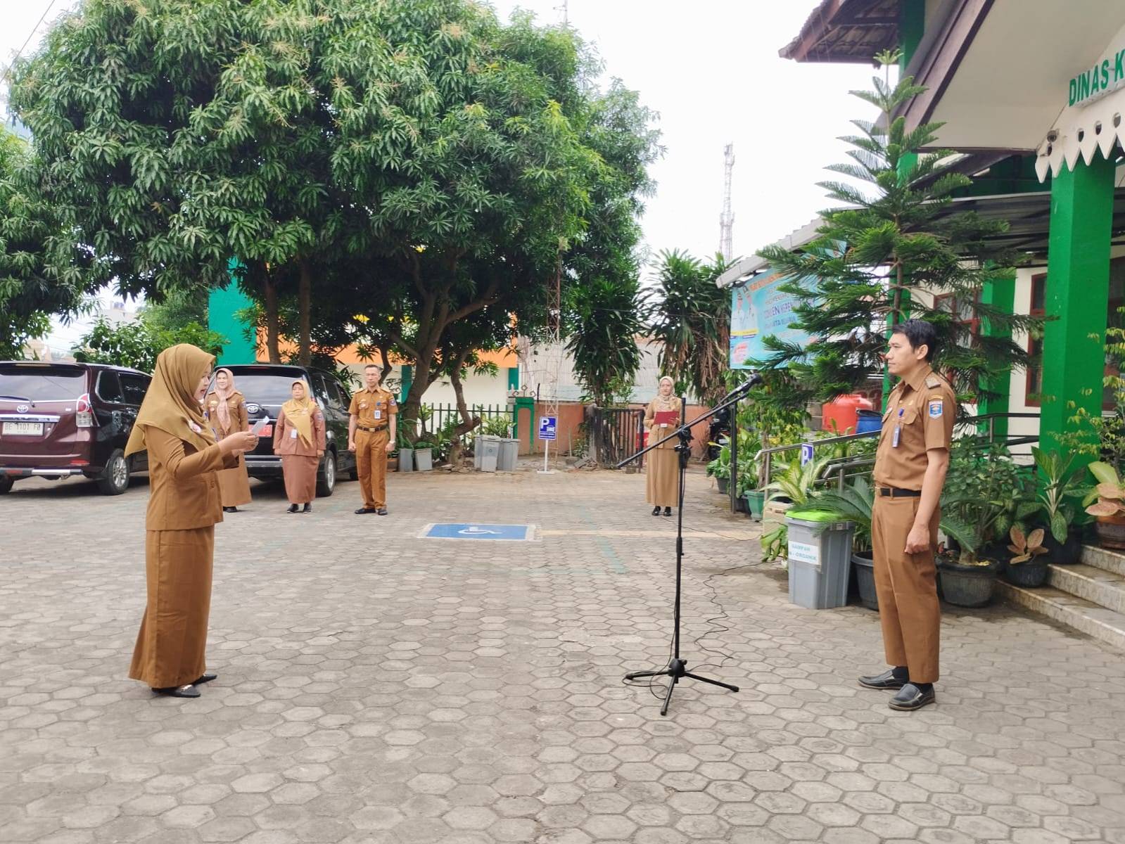 Kabid PIAK Pimpin Apel Mingguan Dukcapil