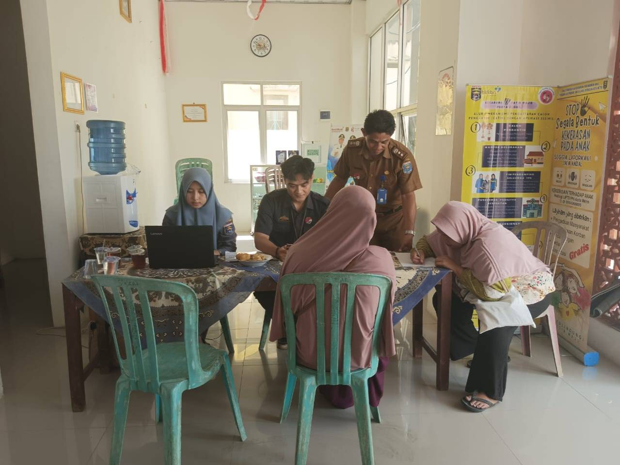 Jemput Bola Perekaman KTP-el ke SMA Negeri 1 Kota Metro