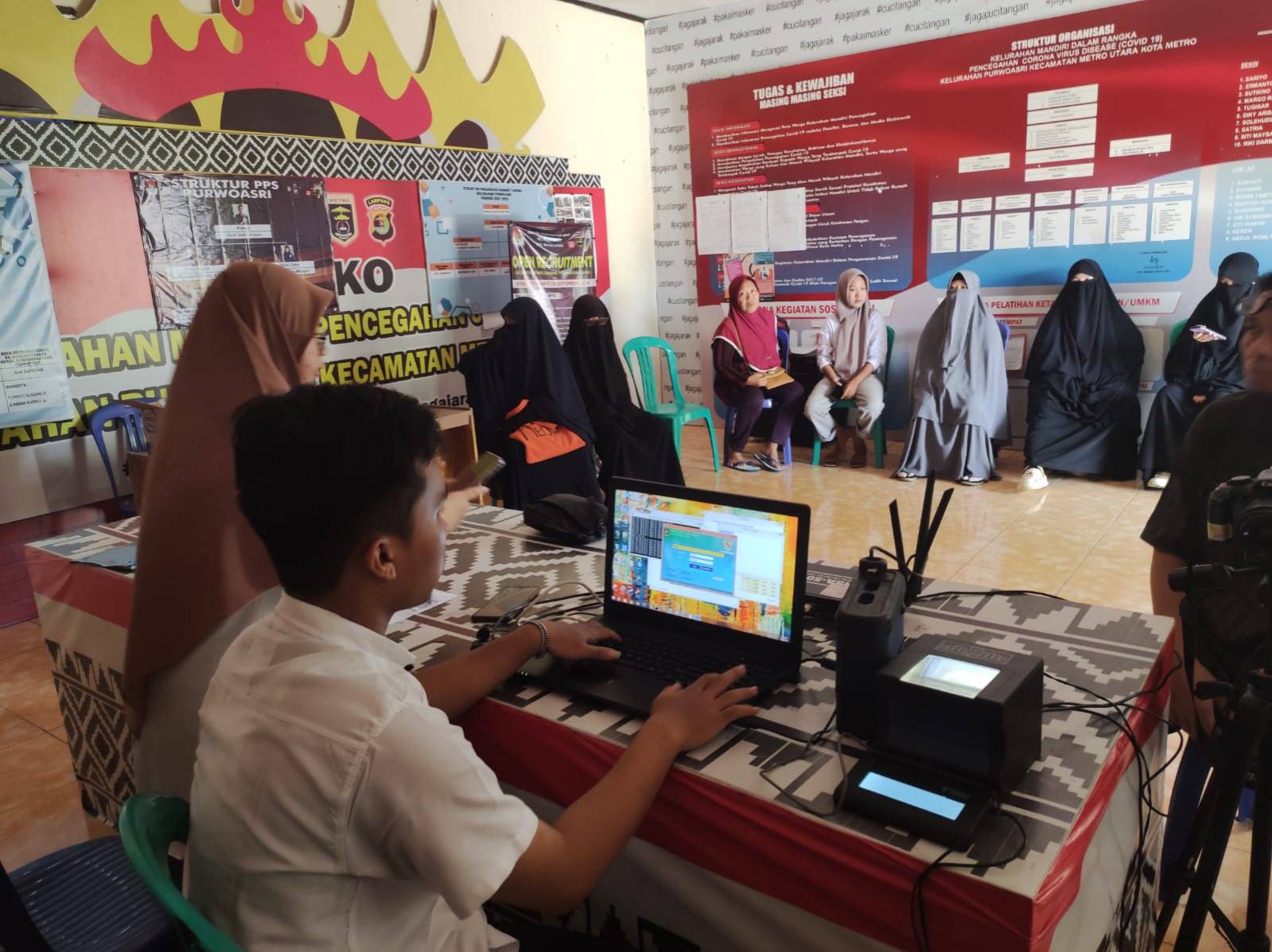 Jemput Bola Perekaman KTP Pemula di Kelurahan Purwoasri