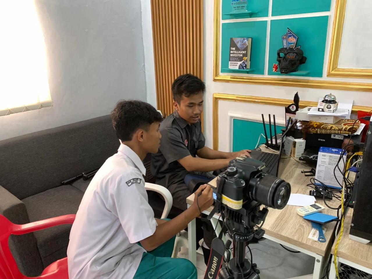 Jemput Bola Perekaman KTP Pemula SMK N 1 Kota Metro