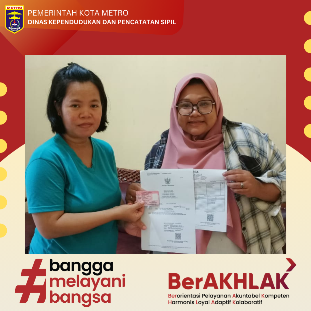Pelayanan Jemput Bola Mingguan Dinas Dukcapil Kota Metro