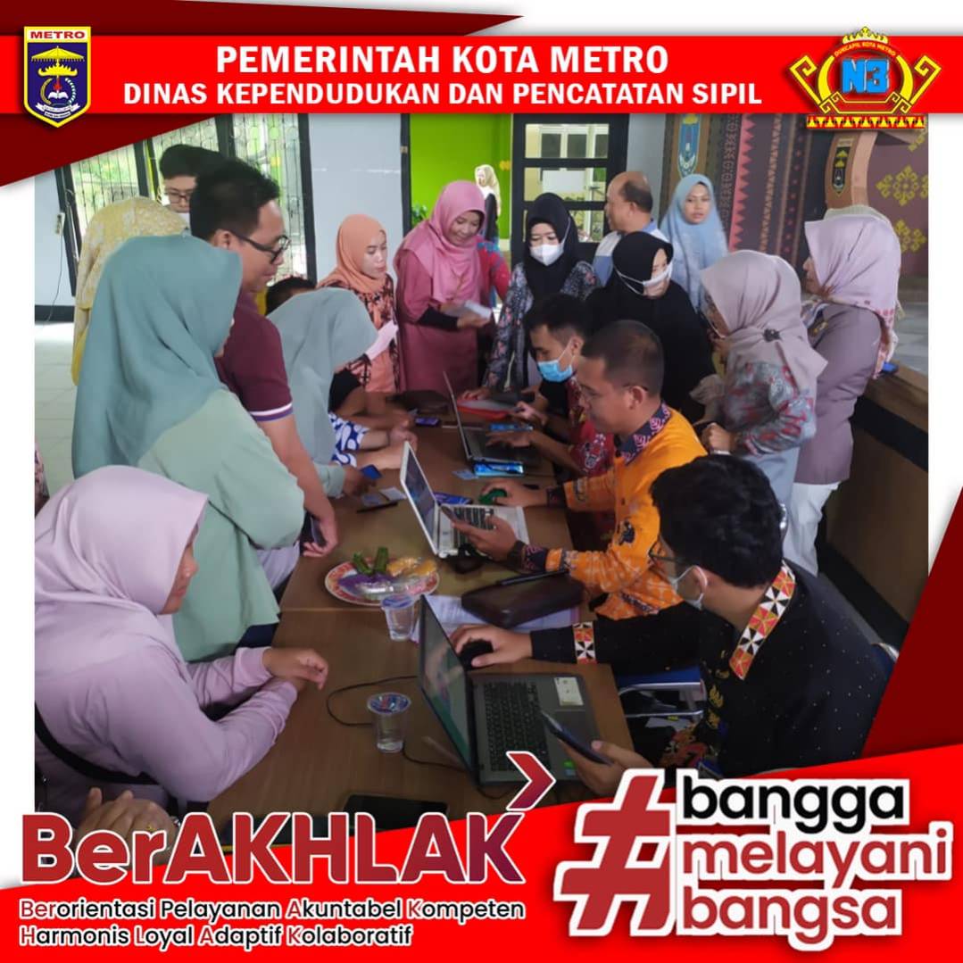 Kegiatan Jemput Bola pelayanan Pembuatan Identitas Kependudukan Digital (IKD) pada Dinas Pendidikan dan Kebudayaan