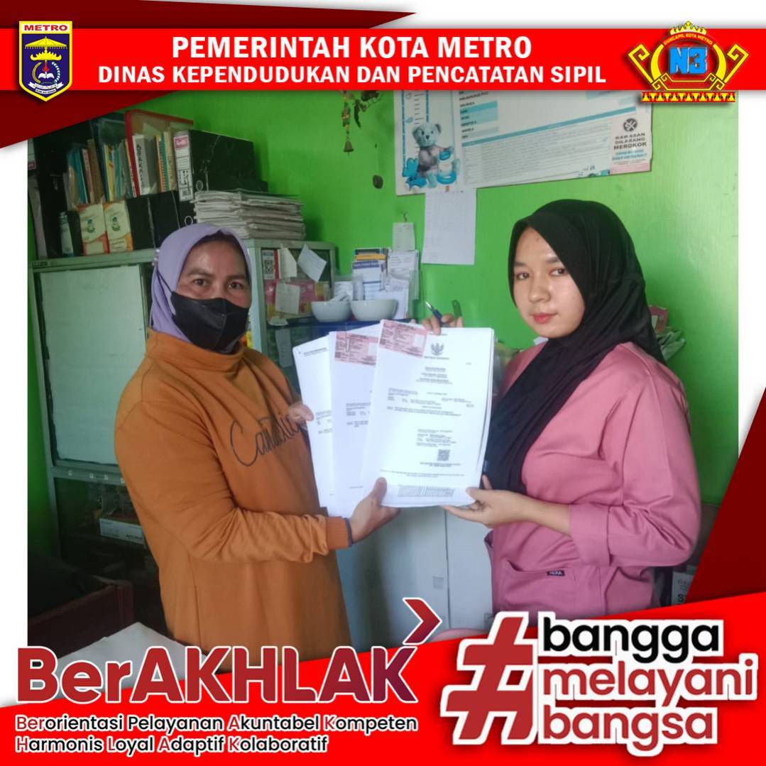 Pelayanan Harian Jemput Bola Dinas Dukcapil Kota Metro