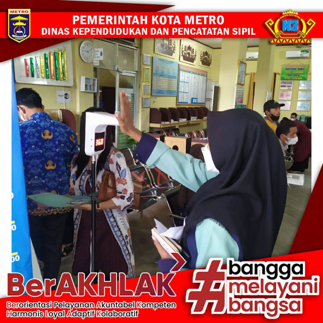 Pelayanan Harian Dinas Dukcapil Kota Metro