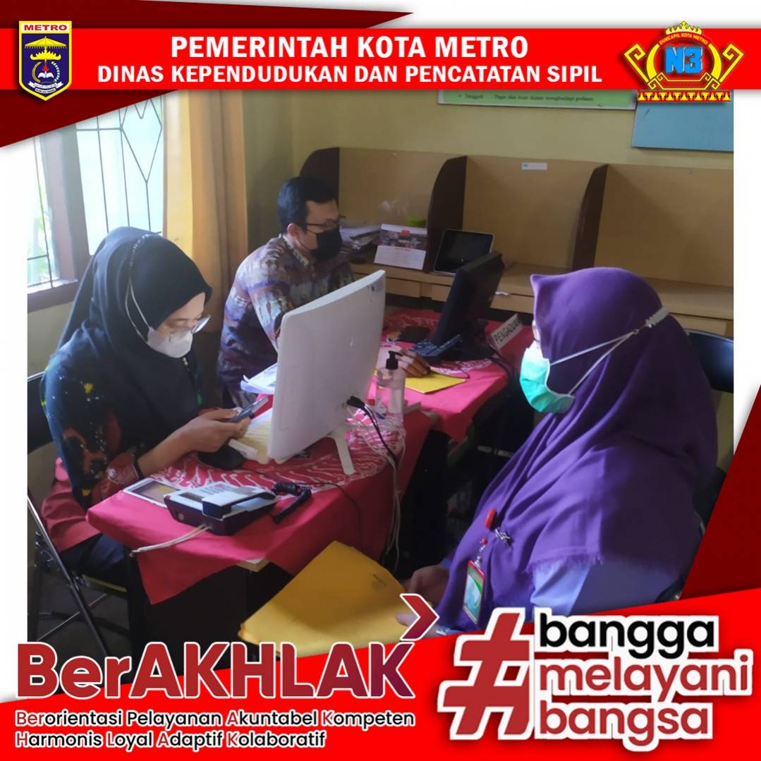 Pelayanan Harian Dinas Dukcapil Kota Metro
