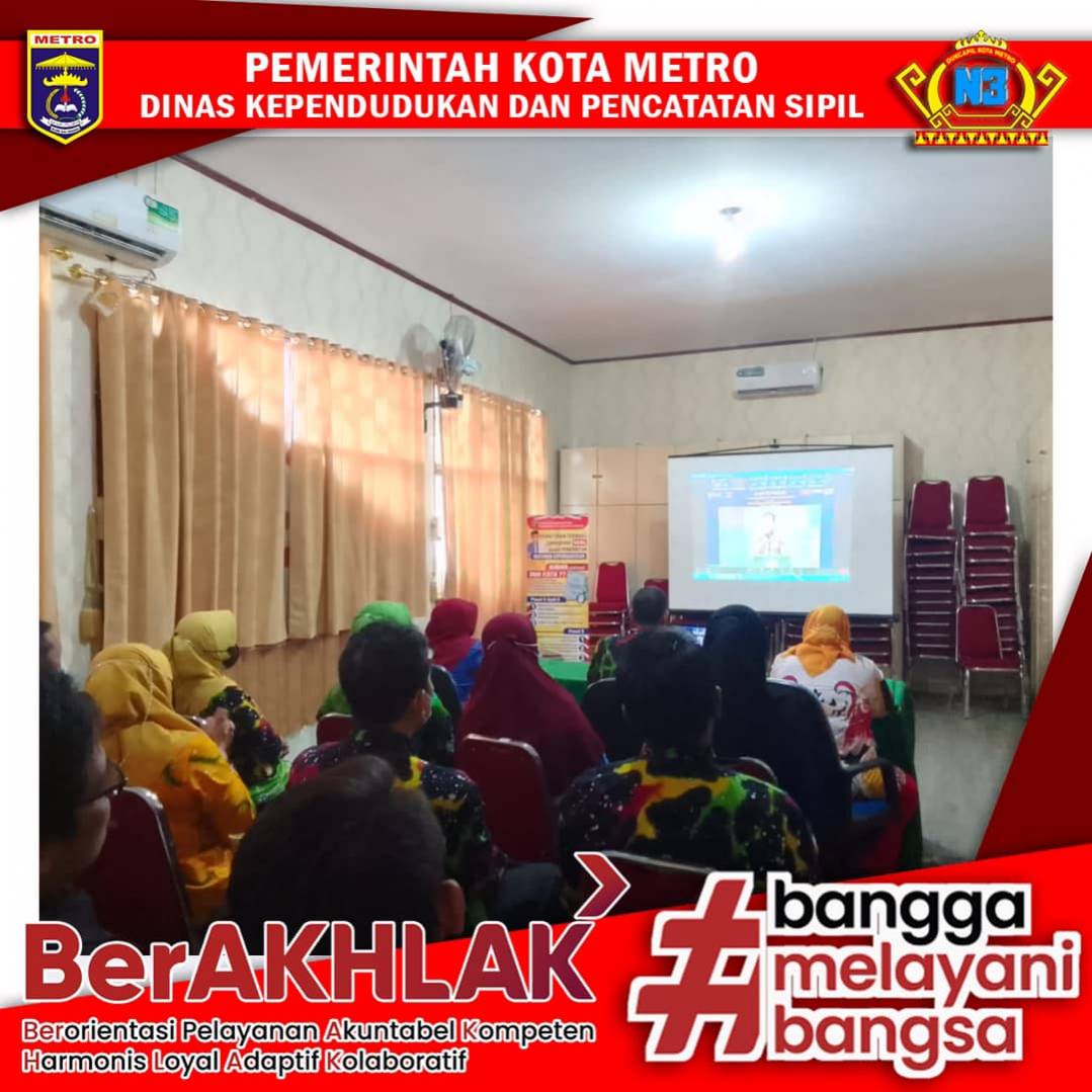 Dinas Kependudukan dan Pencatatan Sipil Kota Metro Mengikuti Rapat Koordinasi Nasional Kependudukan dan Pencatatan Sipil Tahun 2023