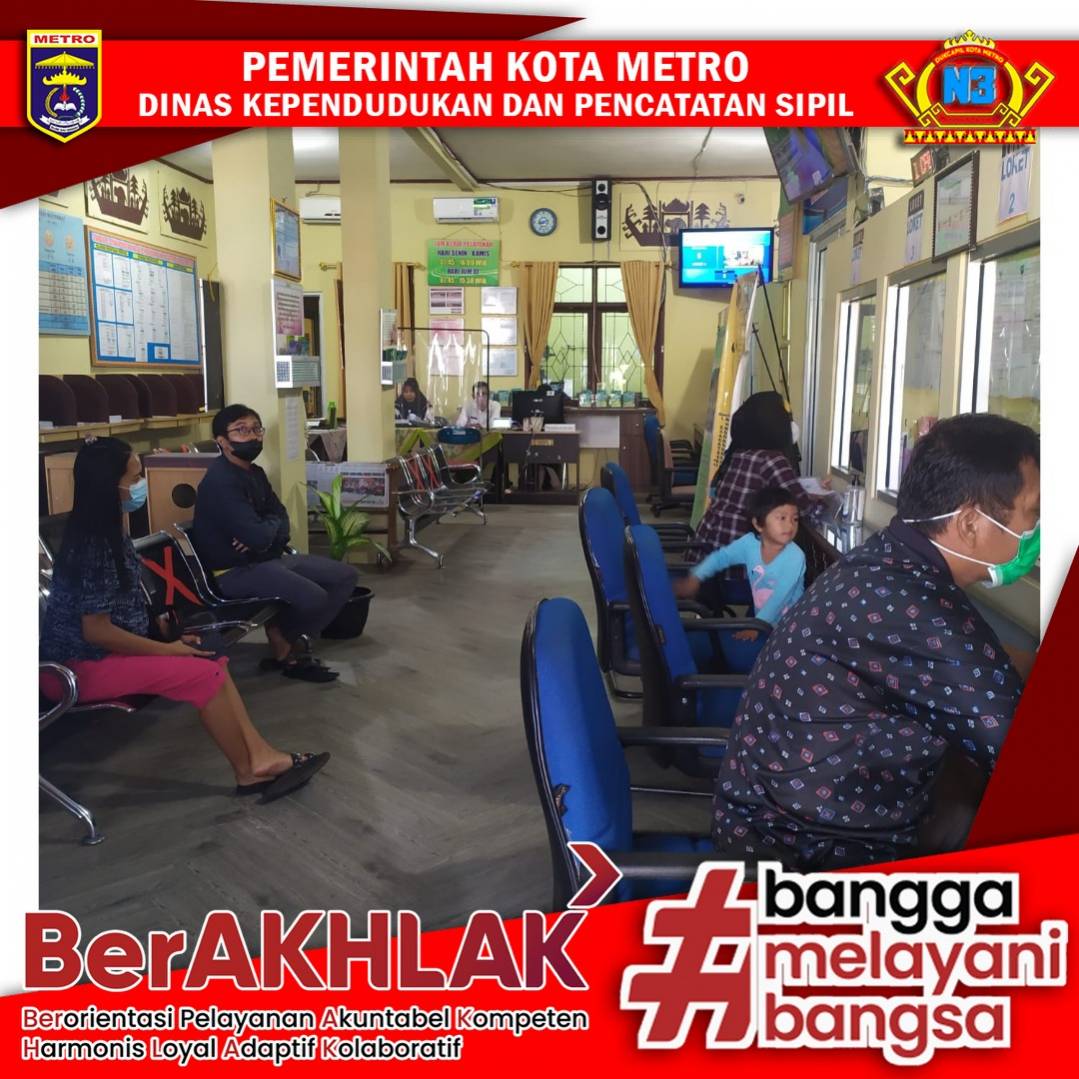 Pelayanan Harian Dinas Dukcapil Kota Metro