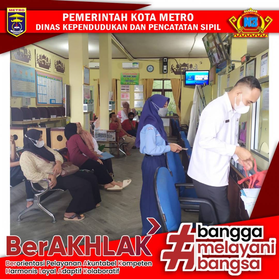 Pelayanan Harian Dinas Dukcapil Kota Metro