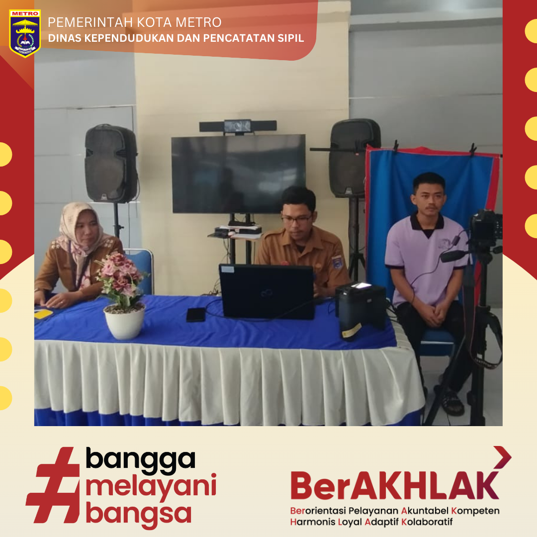 Perekaman KTP-el Pemula sekaligus Penyerahan KTP-el pada LAPAS KELAS II A Kota Metro