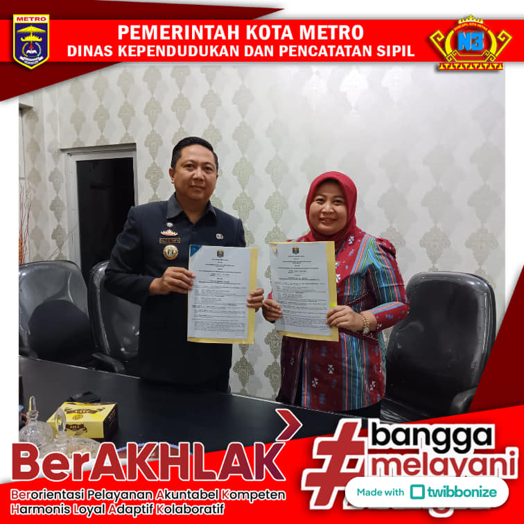 Penandatanganan Perjanjian Kerja Sama dengan Badan Kepegawaian dan Pengembangan Sumber Daya Manusia 