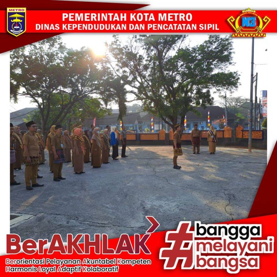 Pelaksanaan Apel pagi Mal Pelayanan Publik