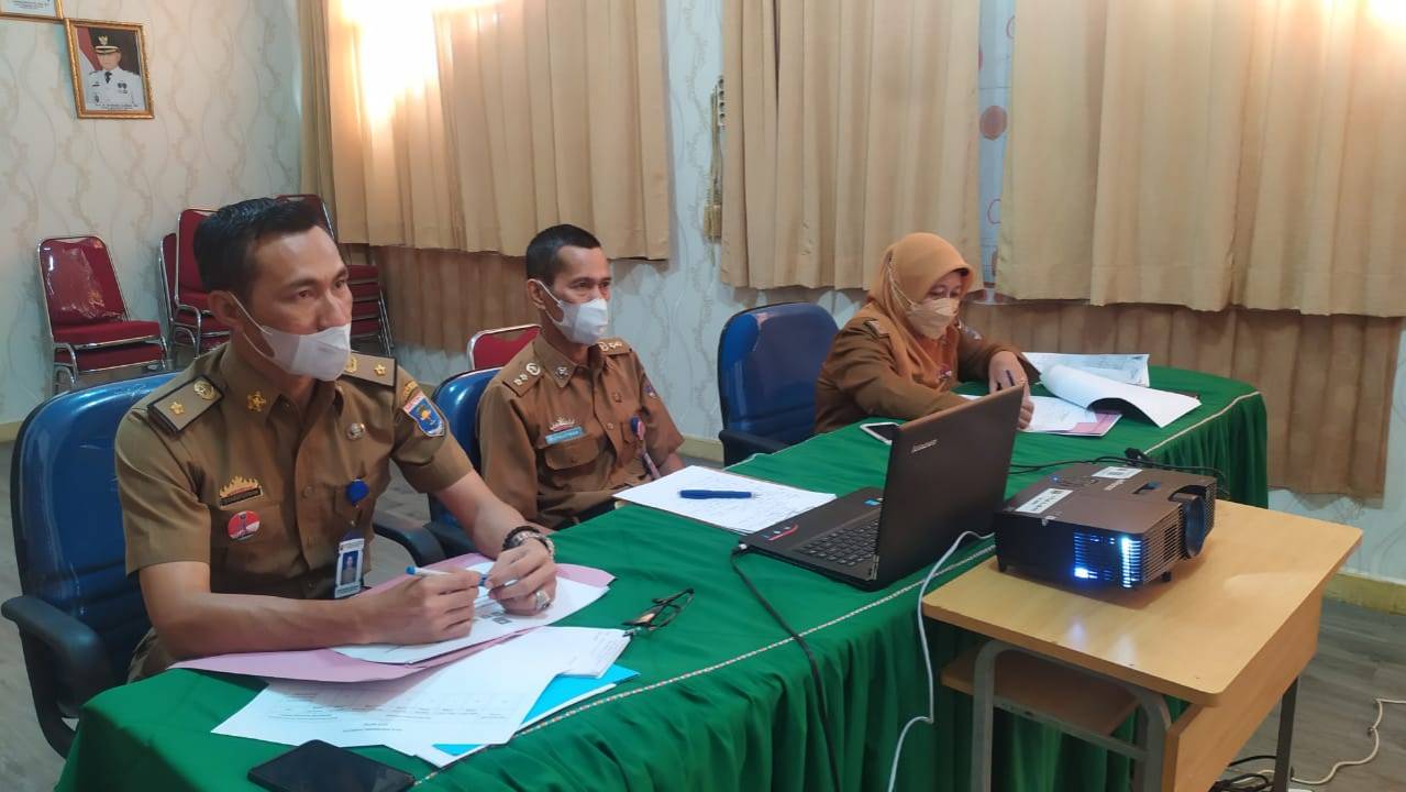 Dinas Dukcapil Kota Metro mengikuti Rapat Persiapan Gerakan Bersama Pelayanan Adminduk Bagi Penyandang Disabilitas
