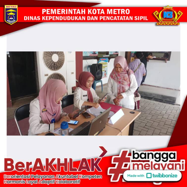 Jemput Bola Pelayanan IKD di SAMSAT KOTA METRO