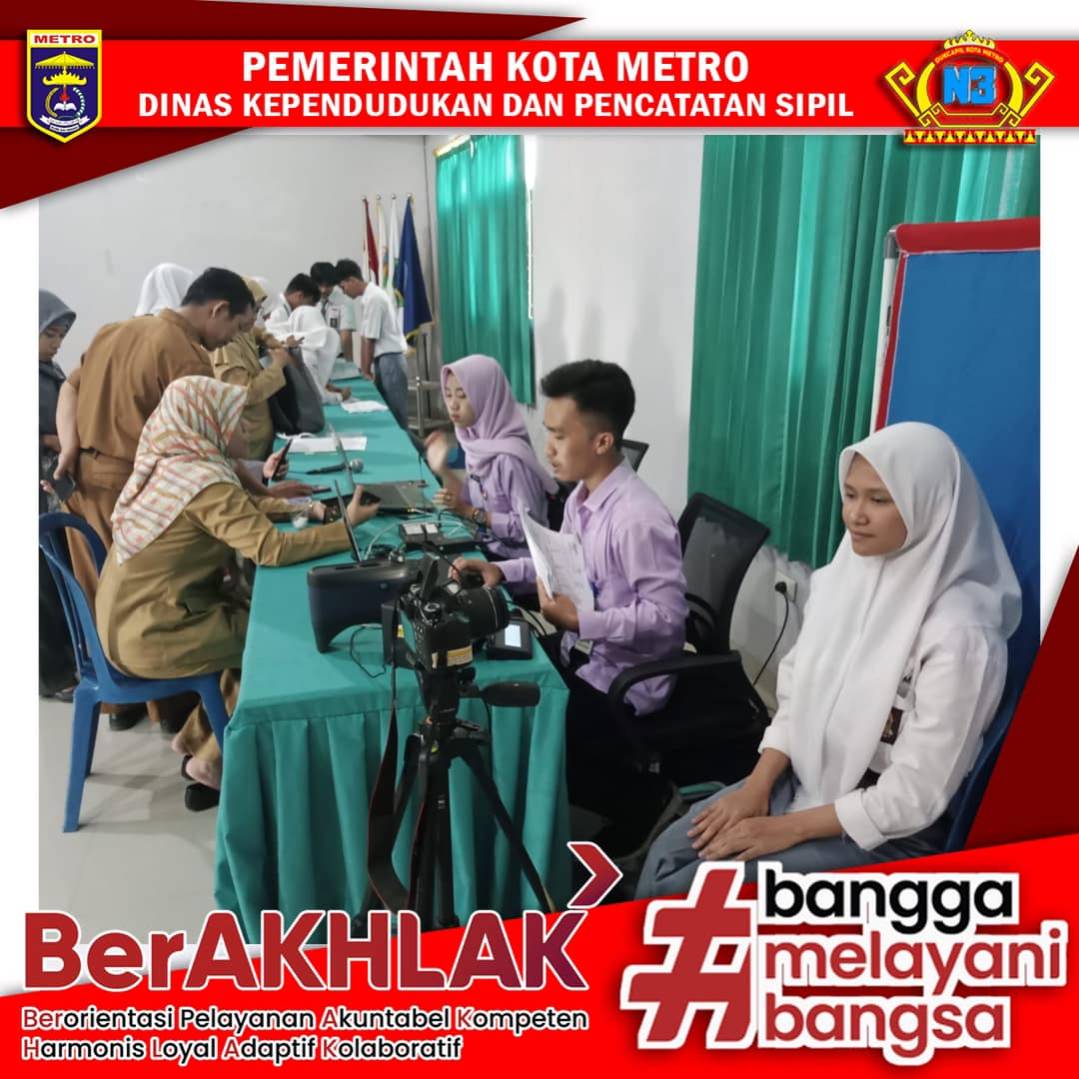 Kegiatan Perekaman KTP el pemula dan Pembuatan Identitas Kependudukan digital