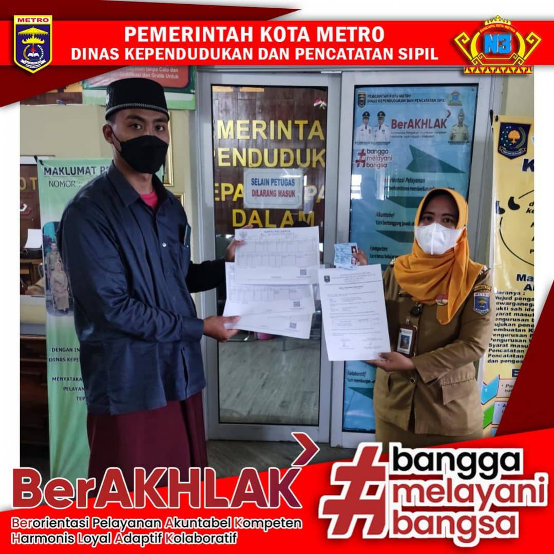 Pelayanan TERPANA Dinas Dukcapil Kota Metro