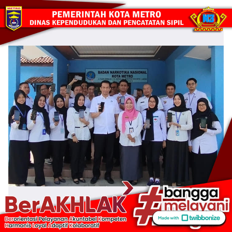 Jemput Bola Aktivasi IKD di Kantor BNN Kota Metro