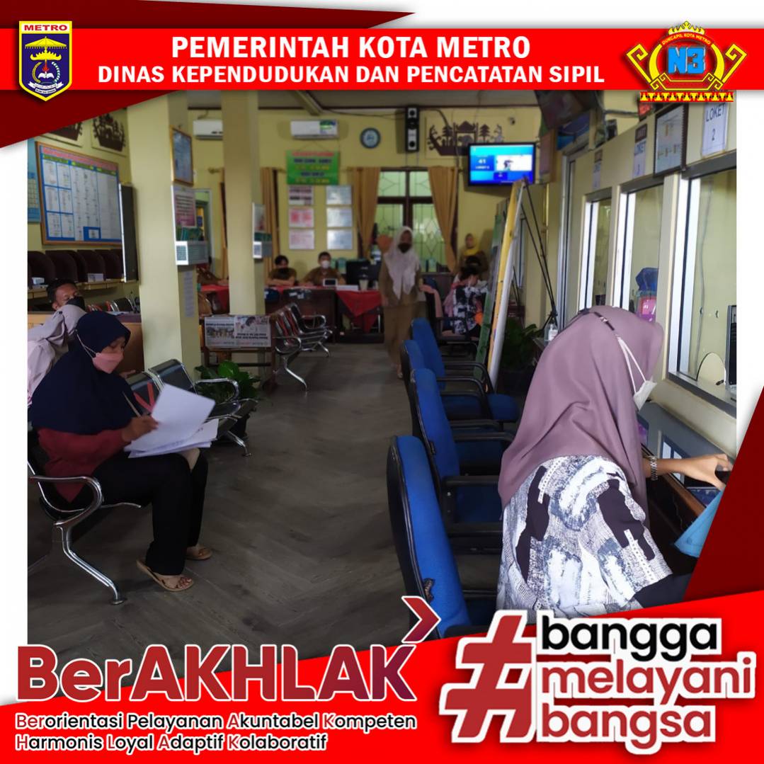 Pelayanan Harian Dinas Dukcapil Kota Metro