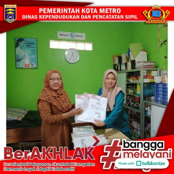 Pelayanan Jemput Bola Mingguan Dinas Dukcapil Kota Metro