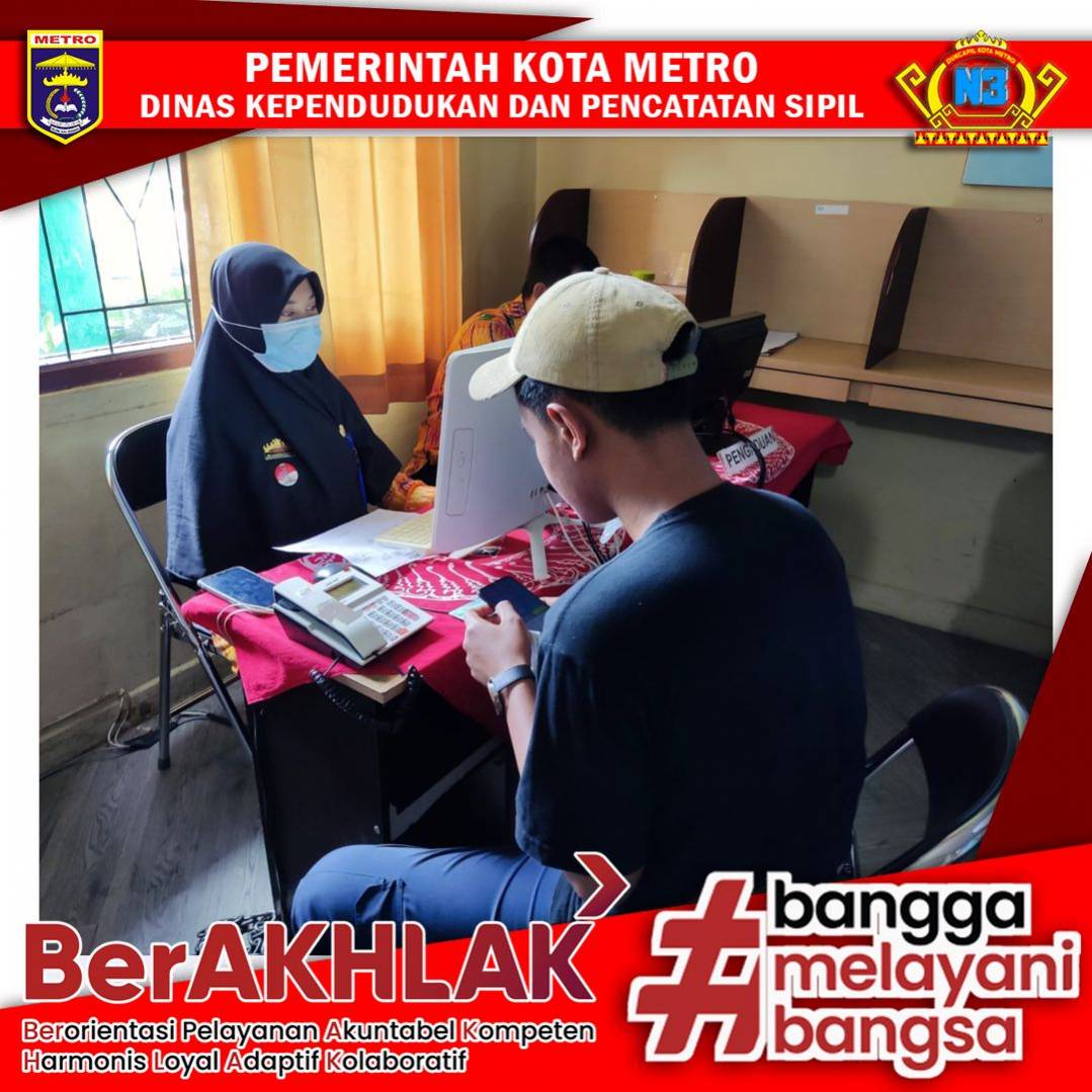 Pelayanan Harian Dinas Dukcapil Kota Metro