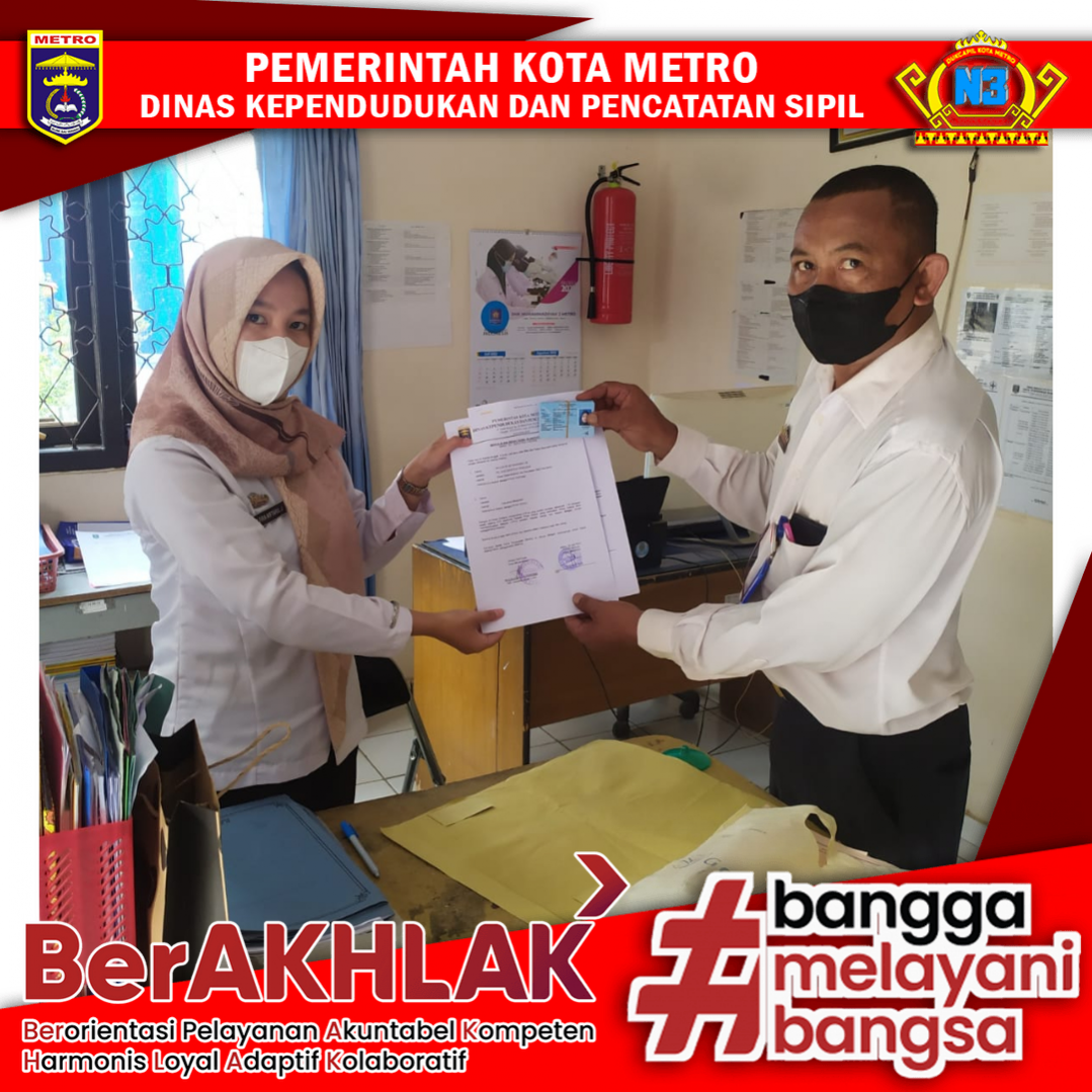 Penyerahan KTP-el ke Kelurahan