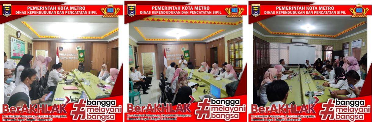 Jemput Bola Pembuatan Identitas Kependudukan Digital Dinas Sosial