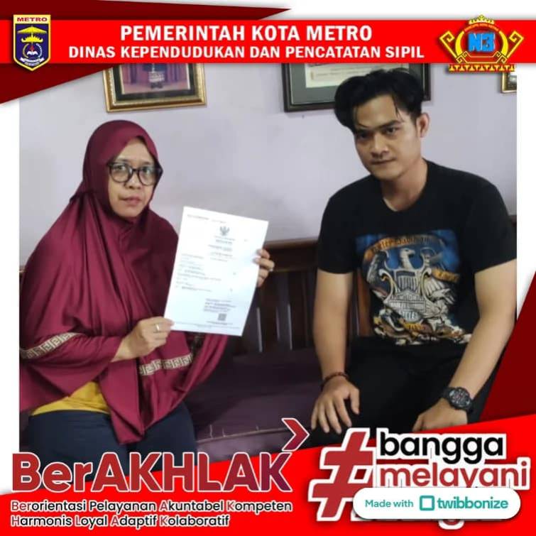 Pelayanan Jemput Bola Mingguan Dinas Dukcapil Kota Metro