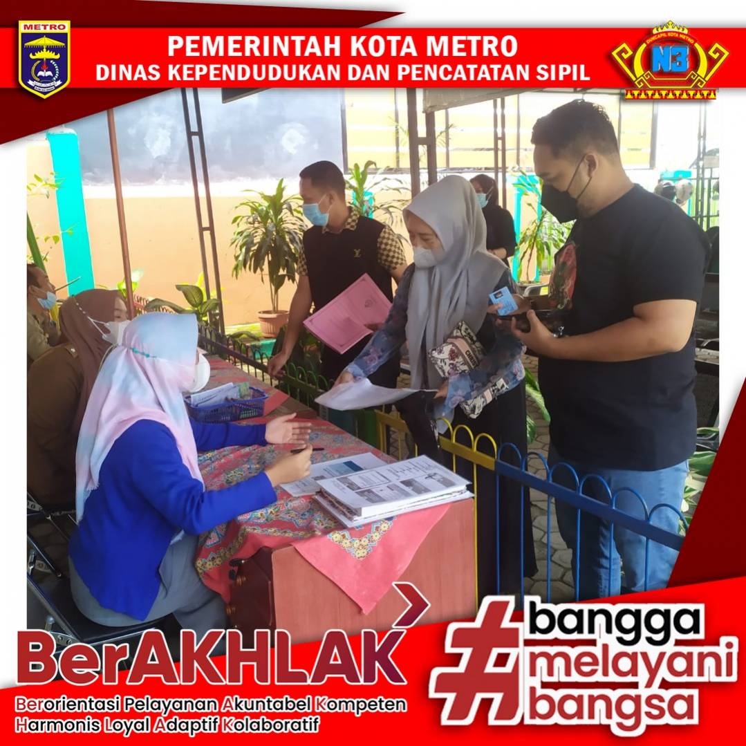 Pelayanan Harian Dinas Dukcapil Kota Metro