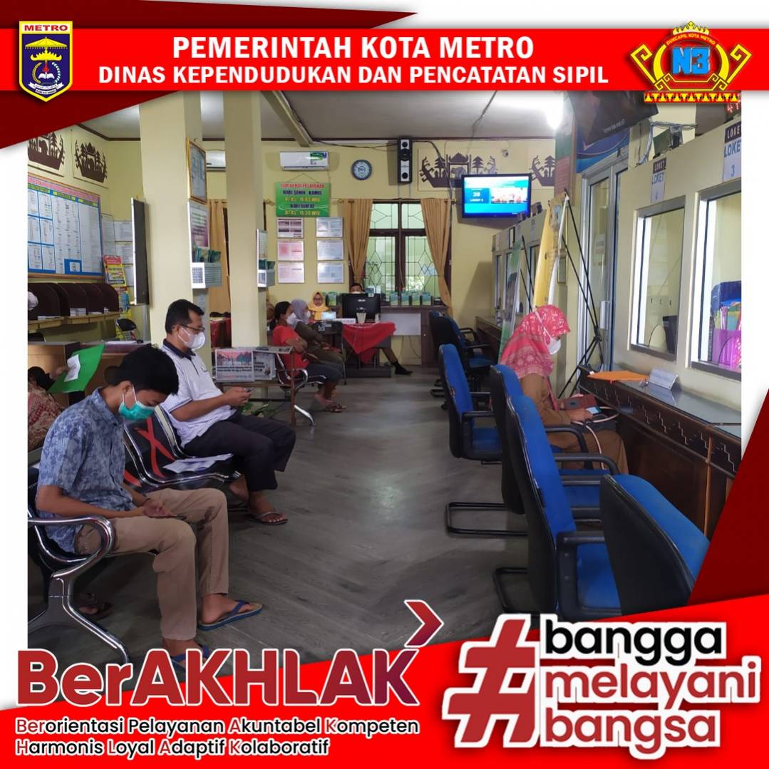 Pelayanan Harian Dinas Dukcapil Kota Metro