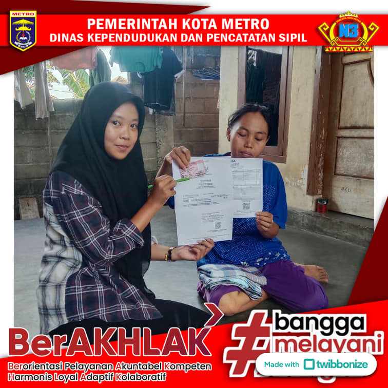 Pelayanan Jemput Bola Mingguan Dinas Dukcapil Kota Metro