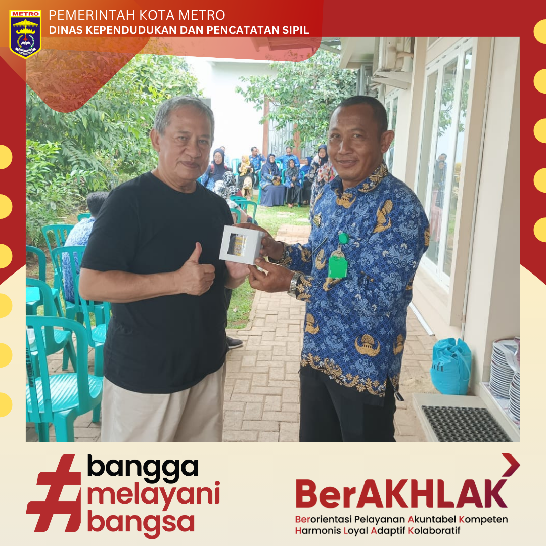 Aktivasi IKD pada Acara Halal Bihalal di Kediaman Bapak H. Djohan