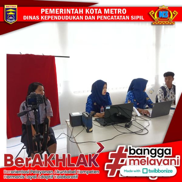 PEREKAMAN KTP - EL KELILING KE SMA YOS SUDARSO KOTA METRO