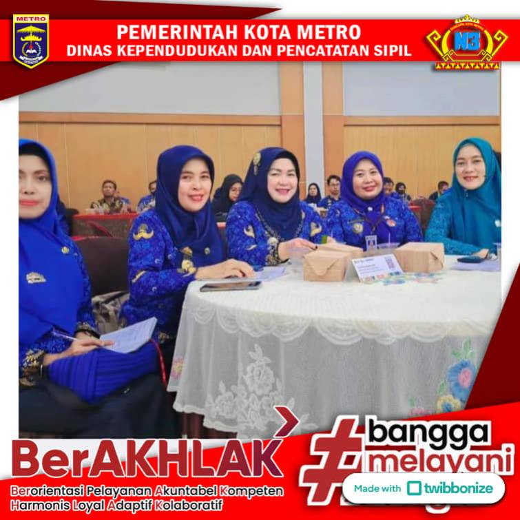 Disdukcapil Kota Metro Menghadiri Rapat  Forum Discussion (FGD)