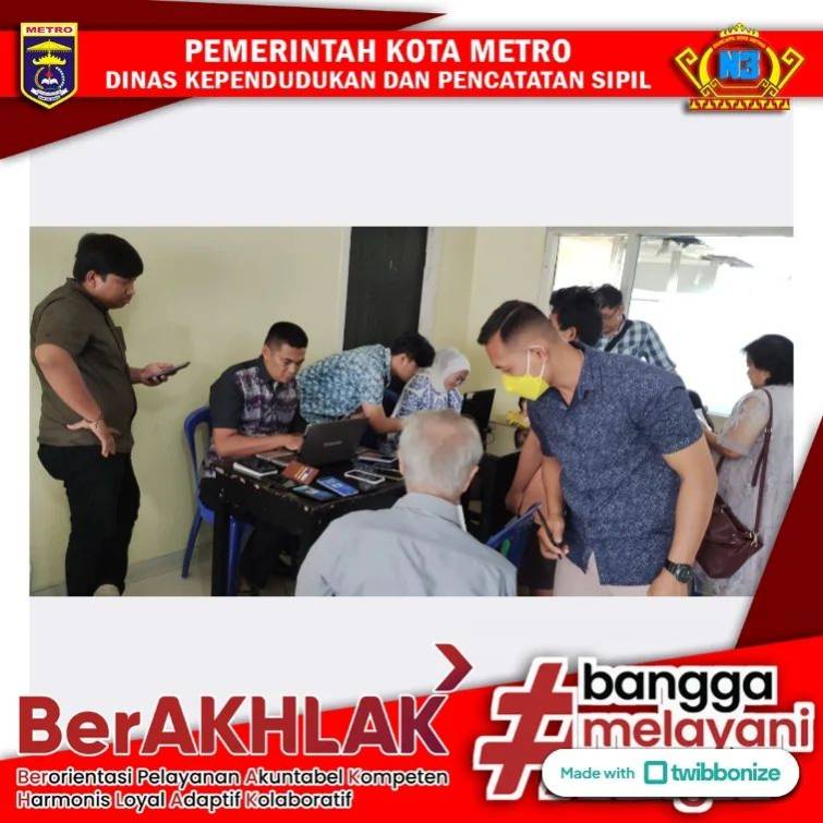 Jemput Bola Pelayanan IKD di Gereja Sinode Kota Metro