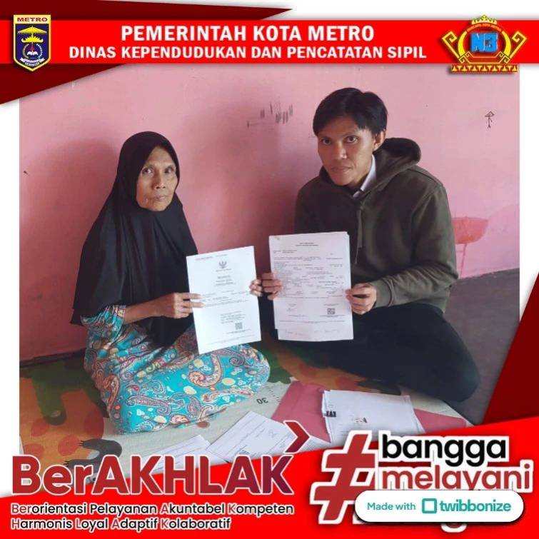 Pelayanan Jemput Bola Mingguan Dinas Dukcapil Kota Metro
