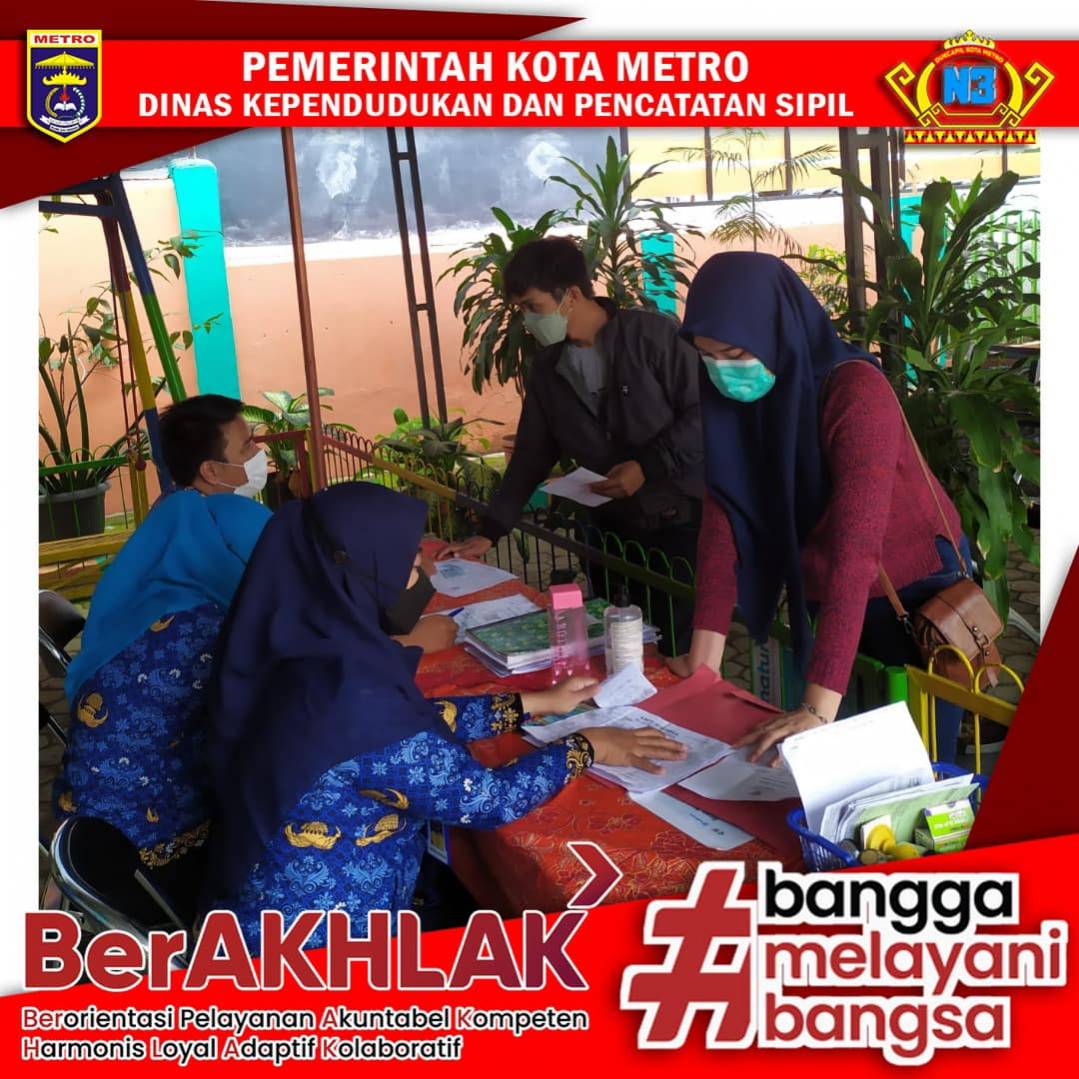 Pelayanan Harian Dinas Dukcapil Kota Metro