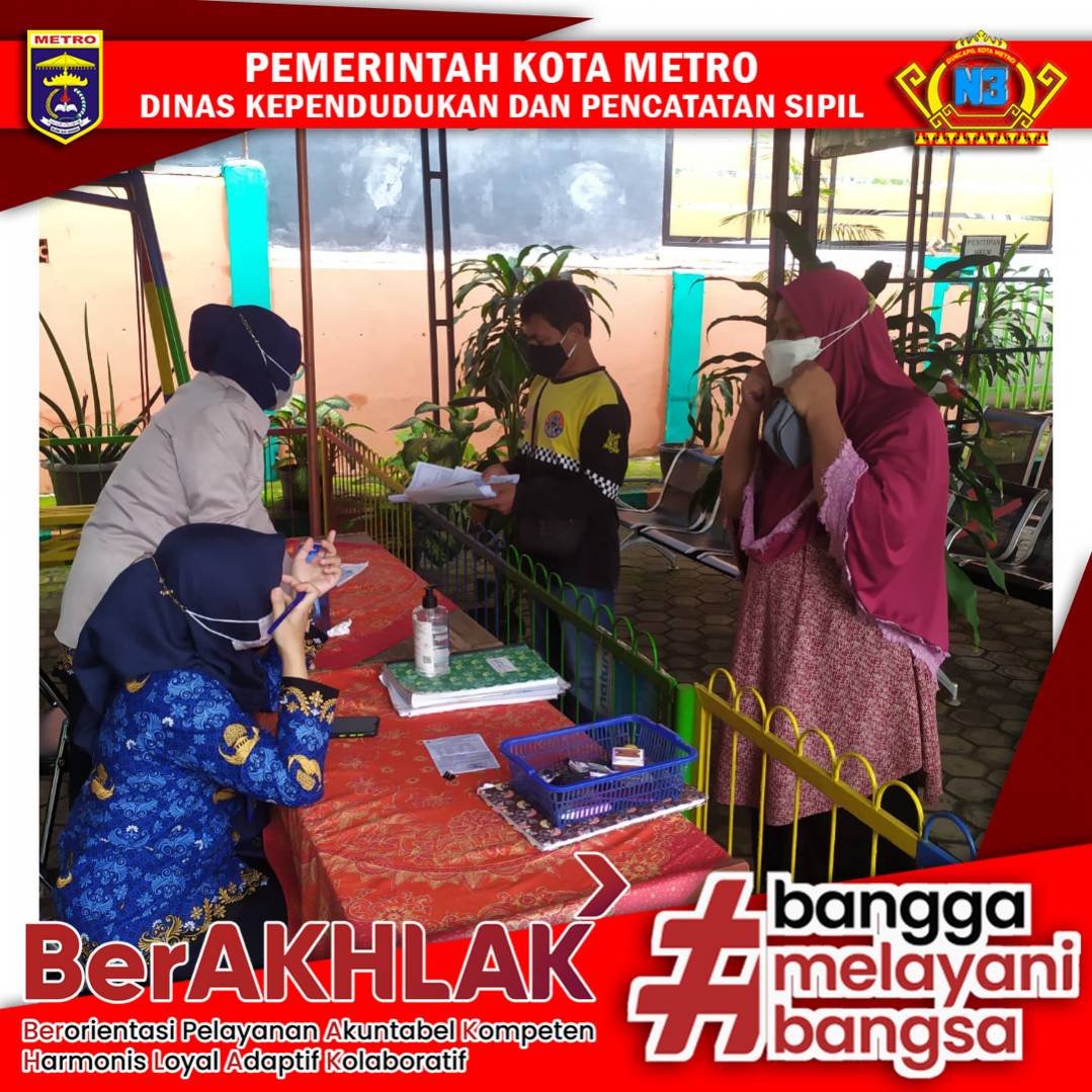 Pelayanan Harian Dinas Dukcapil Kota Metro