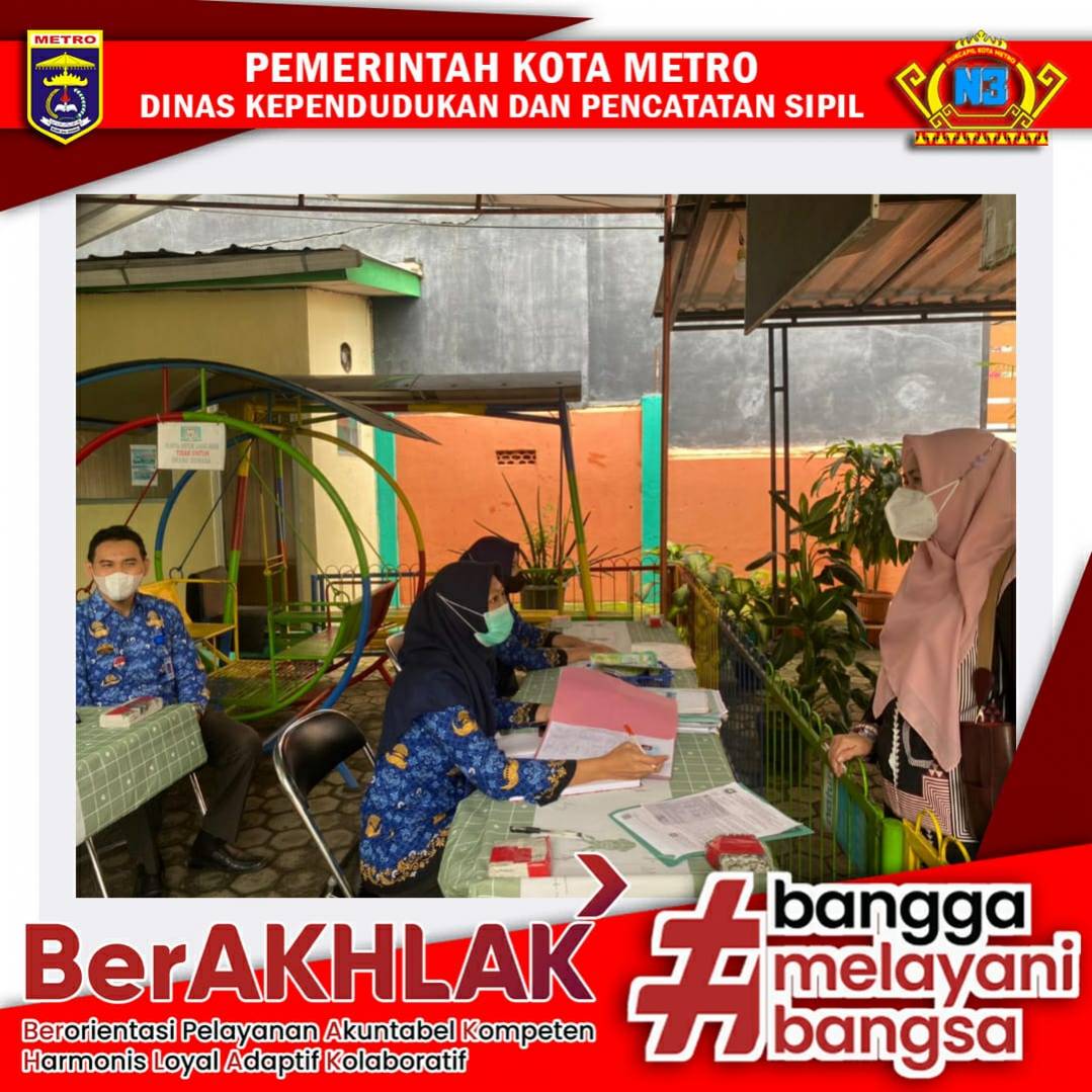 Pelayanan Harian Dinas Dukcapil Kota Metro