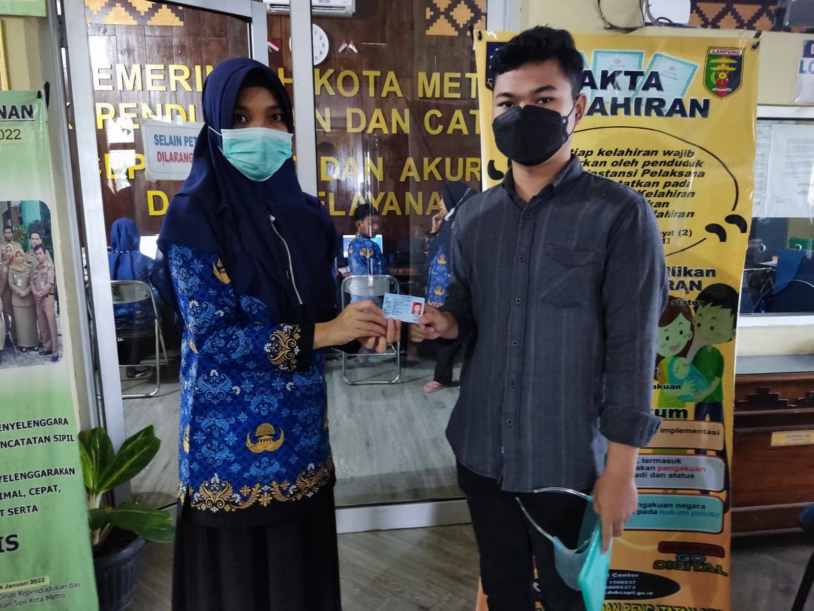 Pelayanan Harian Dinas Dukcapil Kota Metro