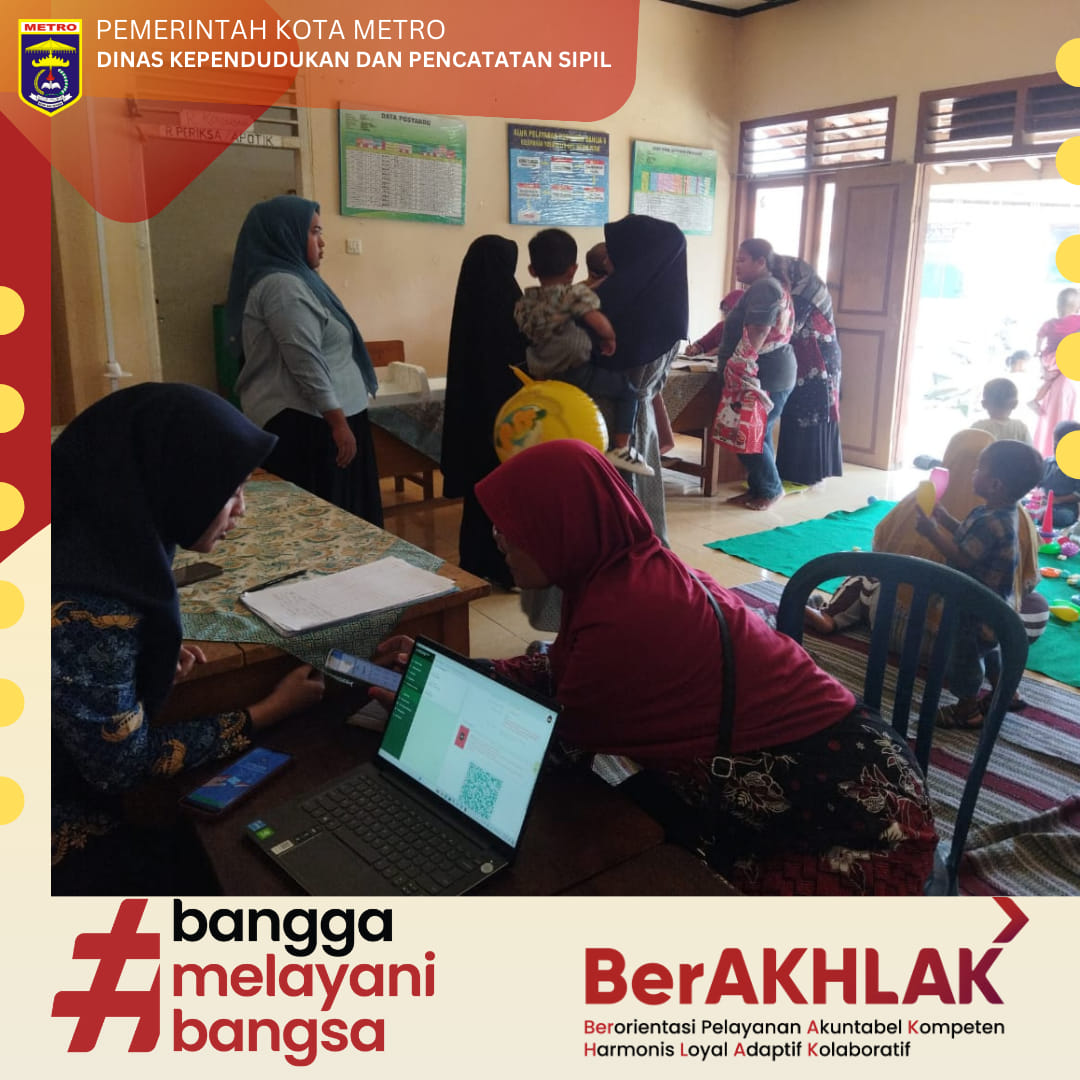JEMPUT BOLA AKTIVASI IKD PADA ACARA POSYANDU DAHLIA VI KEL YOSOMULYO