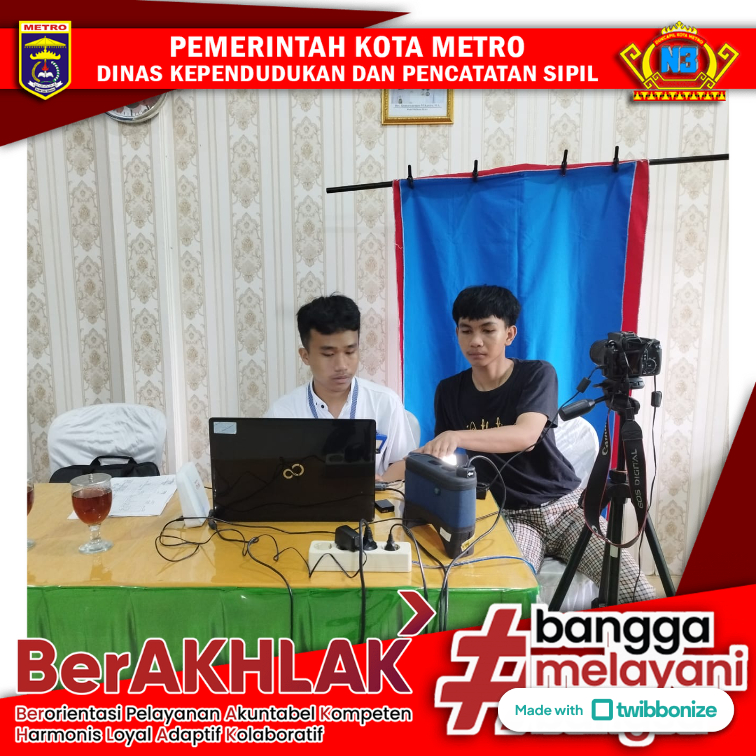Perekaman KTP Elektronik Menyapa Pelajar di Sekolah, Disdukcapil Kota Metro Transformasi Layanan Publik!