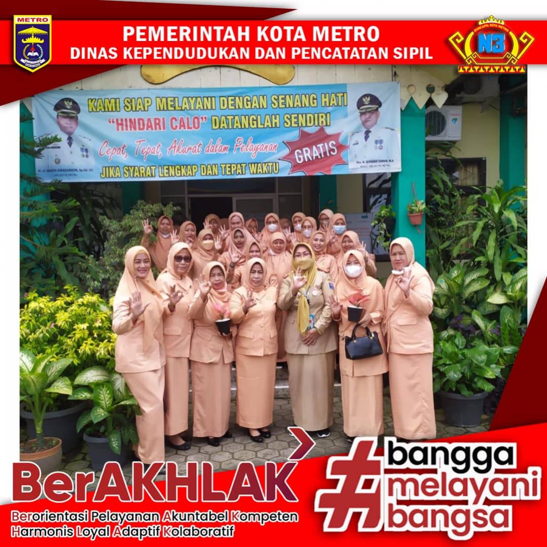 Monitoring dan evaluasi dari Dharmawanita Persatuan Kota Metro