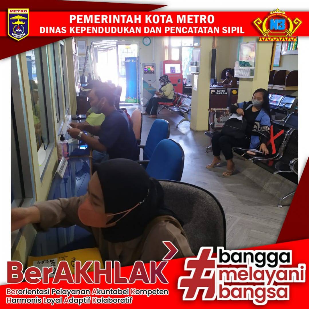 Pelayanan Harian Dinas Dukcapil Kota Metro