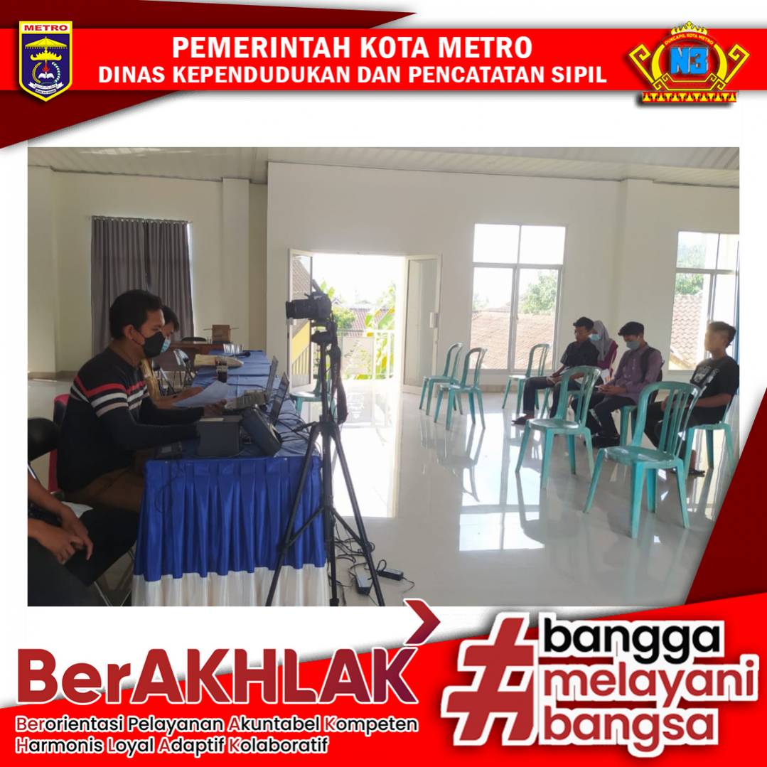 Perekaman KTP-el Keliling ke Kelurahan se Kota Metro