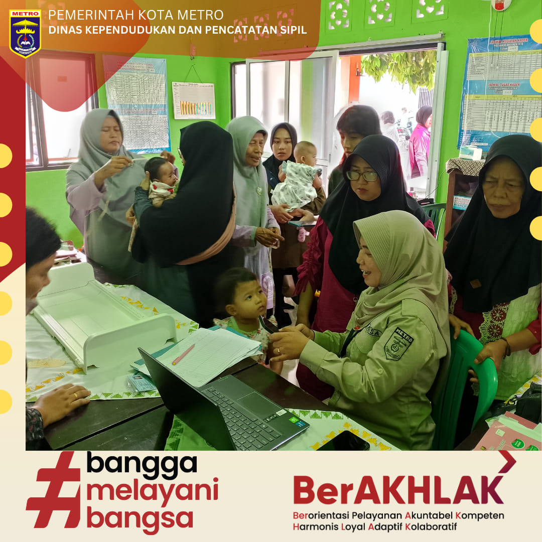 Jemput Bola Aktivasi IKD Pada Posyandu Anggrek 4.b Kelurahan Yosorejo