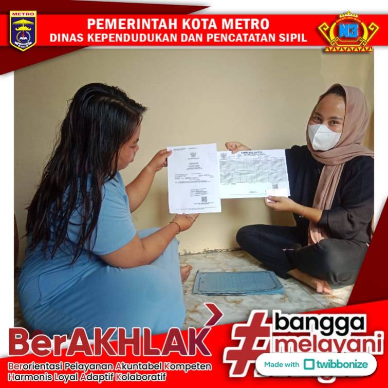 Pelayanan Jemput Bola Mingguan Dinas Dukcapil Kota Metro