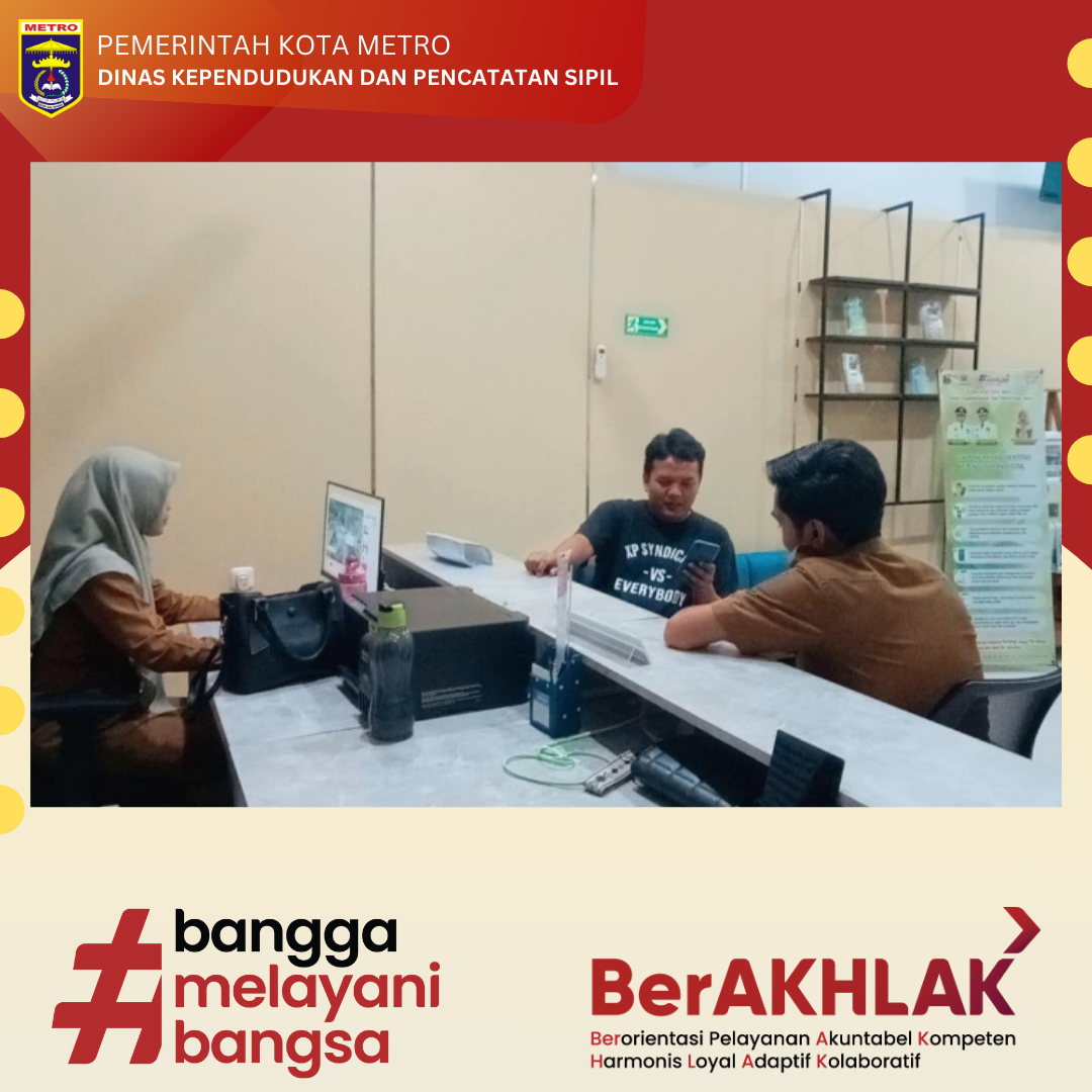 Pelayanan Adminduk pada Mal Pelayanan Publik Kota Metro