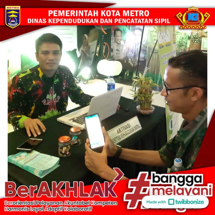 Pelayanan Aktivasi IKD di Anjungan Metro PKOR Way Halim